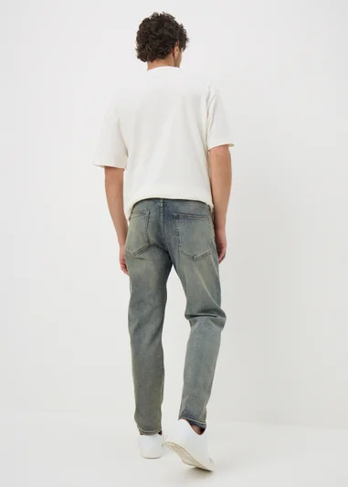 Green Wash Slim Fit Jeans
